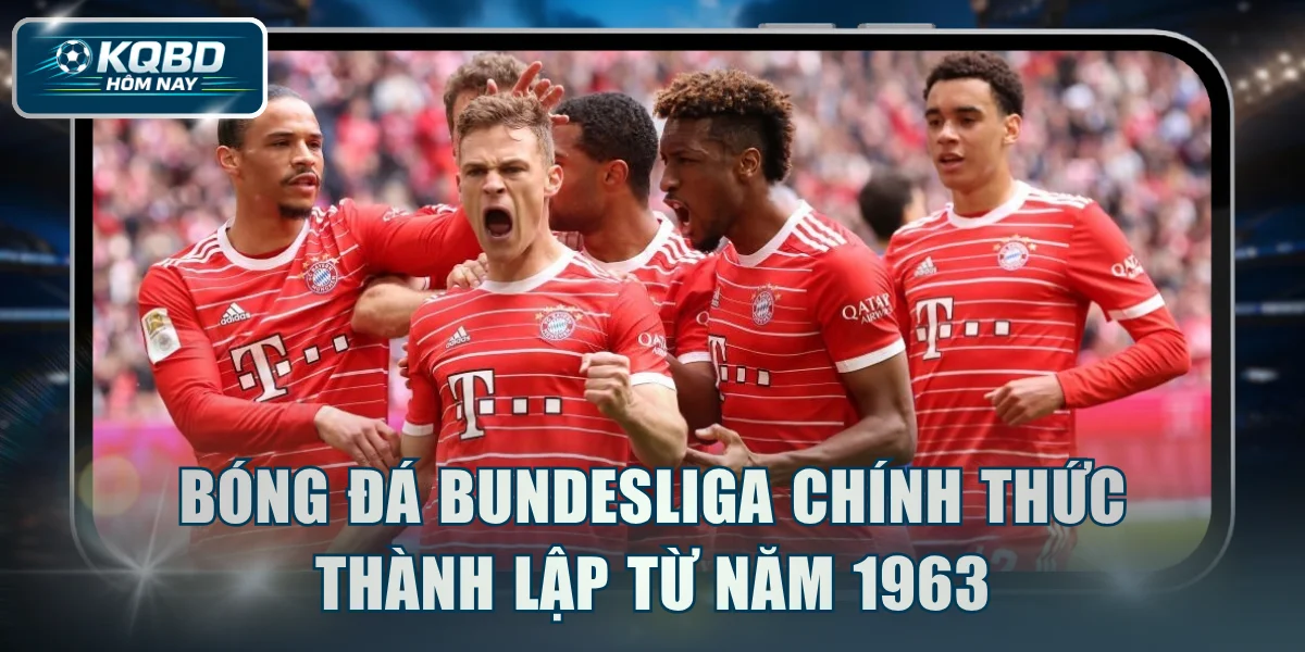 Bóng đá Bundesliga chính thức thành lập từ năm 1963