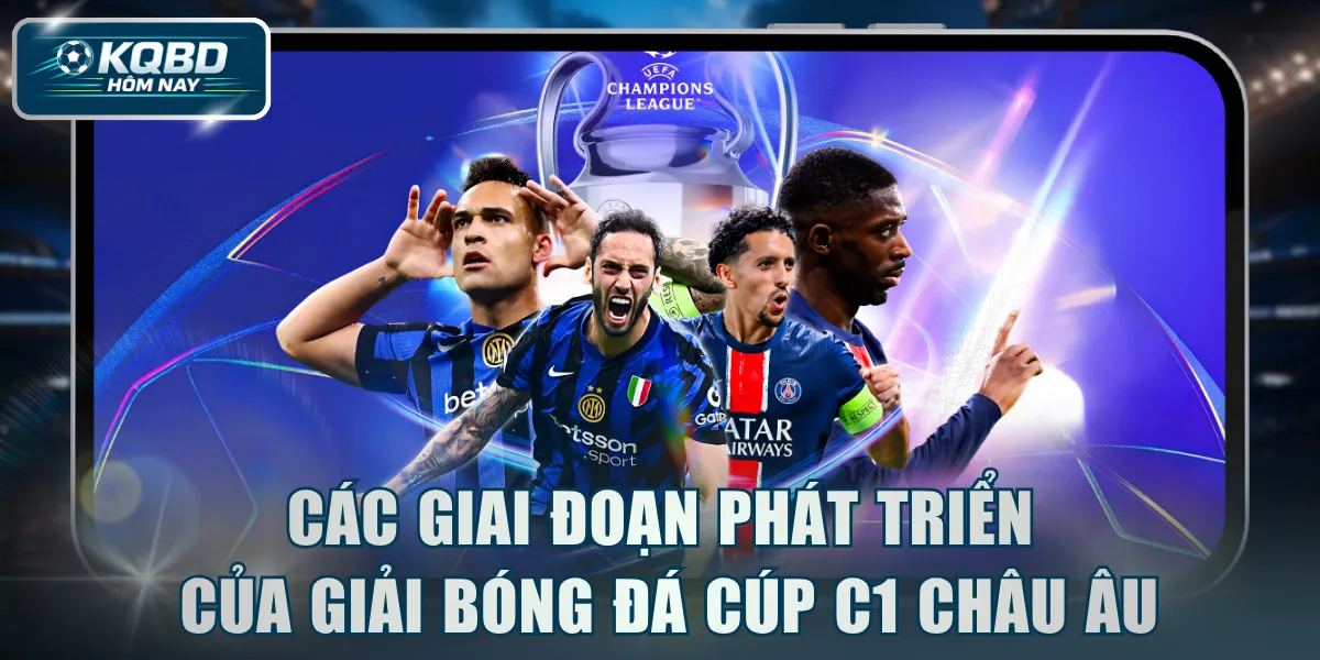 Các giai đoạn phát triển của giải bóng đá cúp C1 Châu Âu