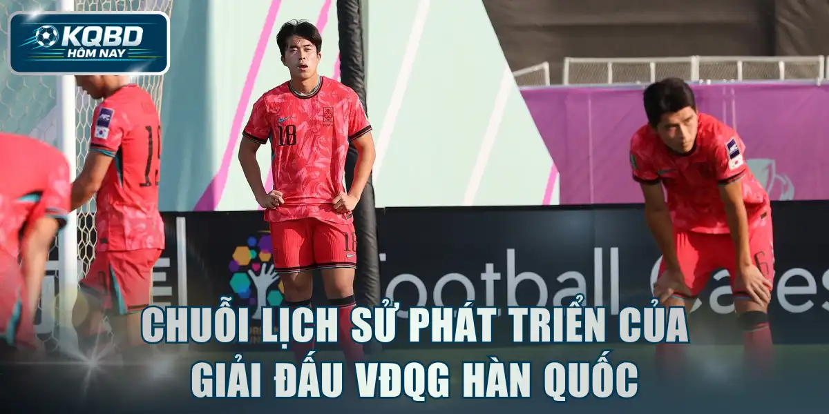 Chuỗi lịch sử phát triển của giải đấu VĐQG Hàn Quốc