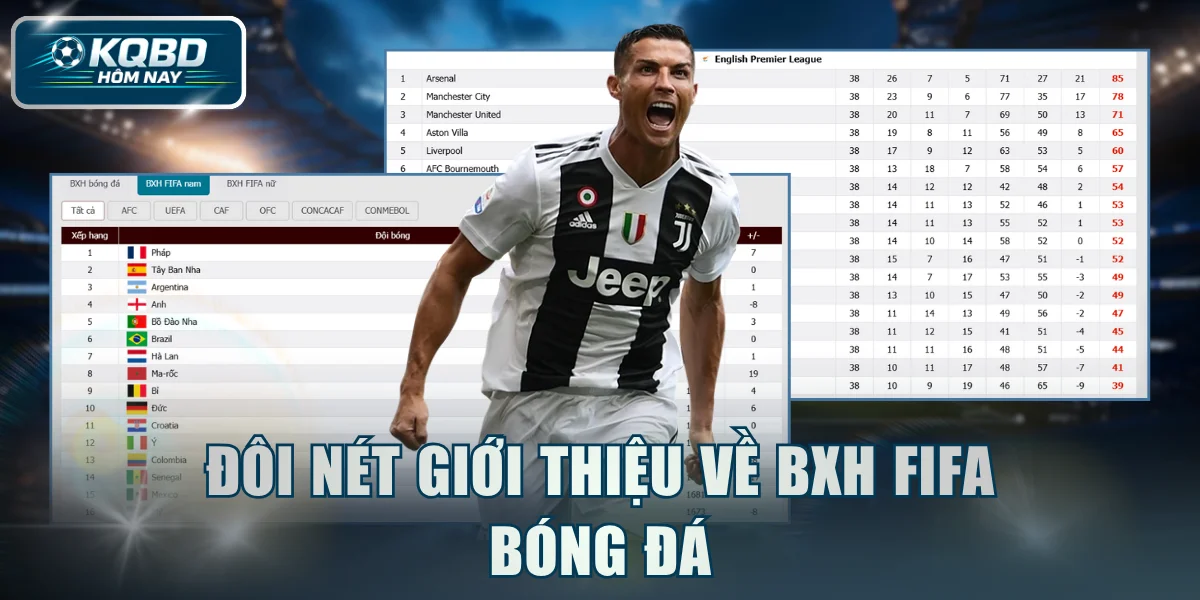 Đôi nét giới thiệu về BXH FIFA bóng đá