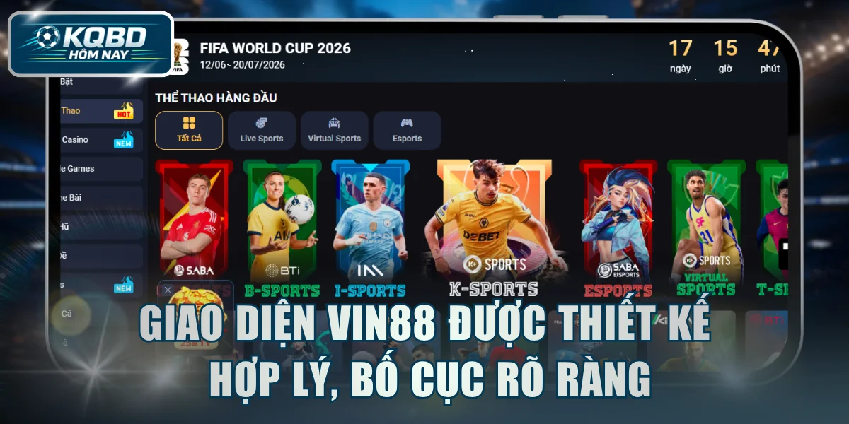 Giao diện hệ thống bố trí khoa học, dễ nhìn