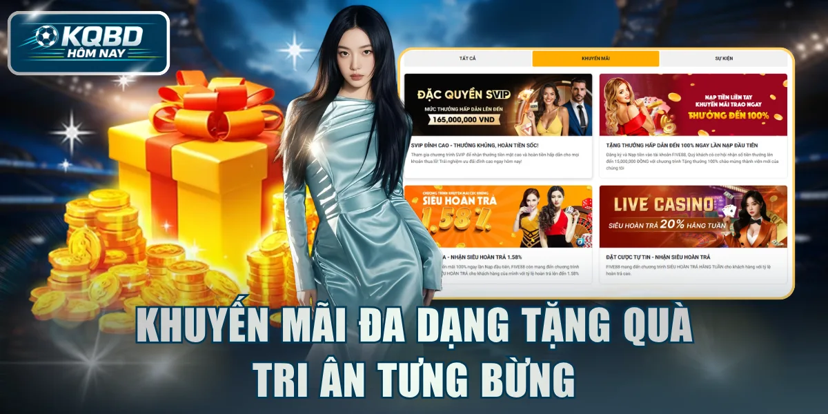 Khuyến mãi đa dạng tặng quà tri ân tưng bừng