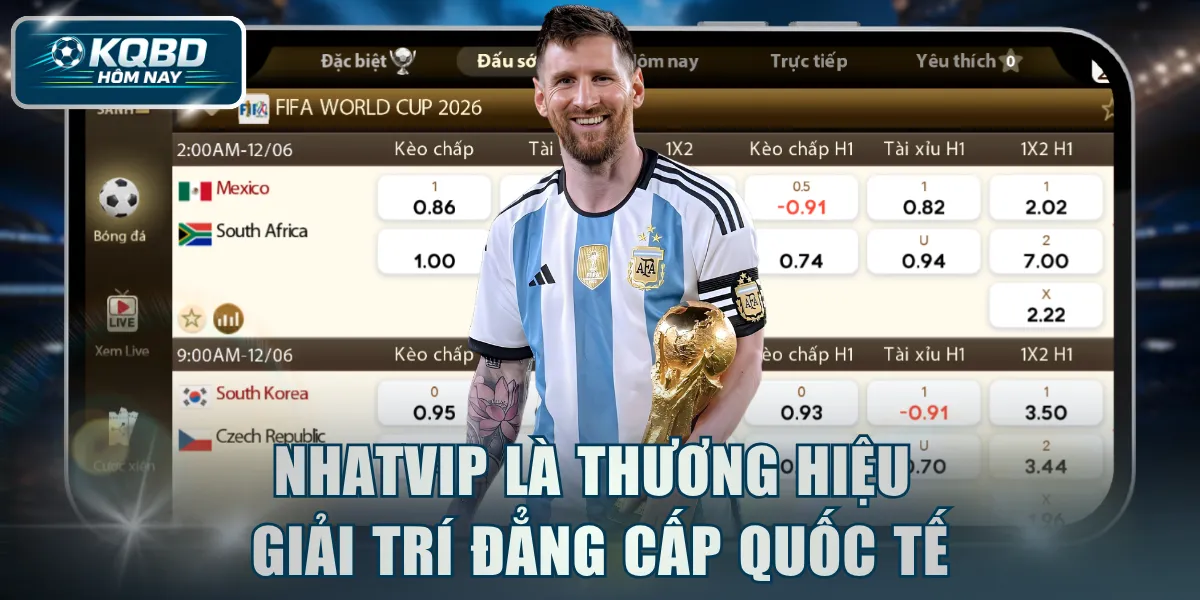 NHATVIP là thương hiệu giải trí đẳng cấp quốc tế