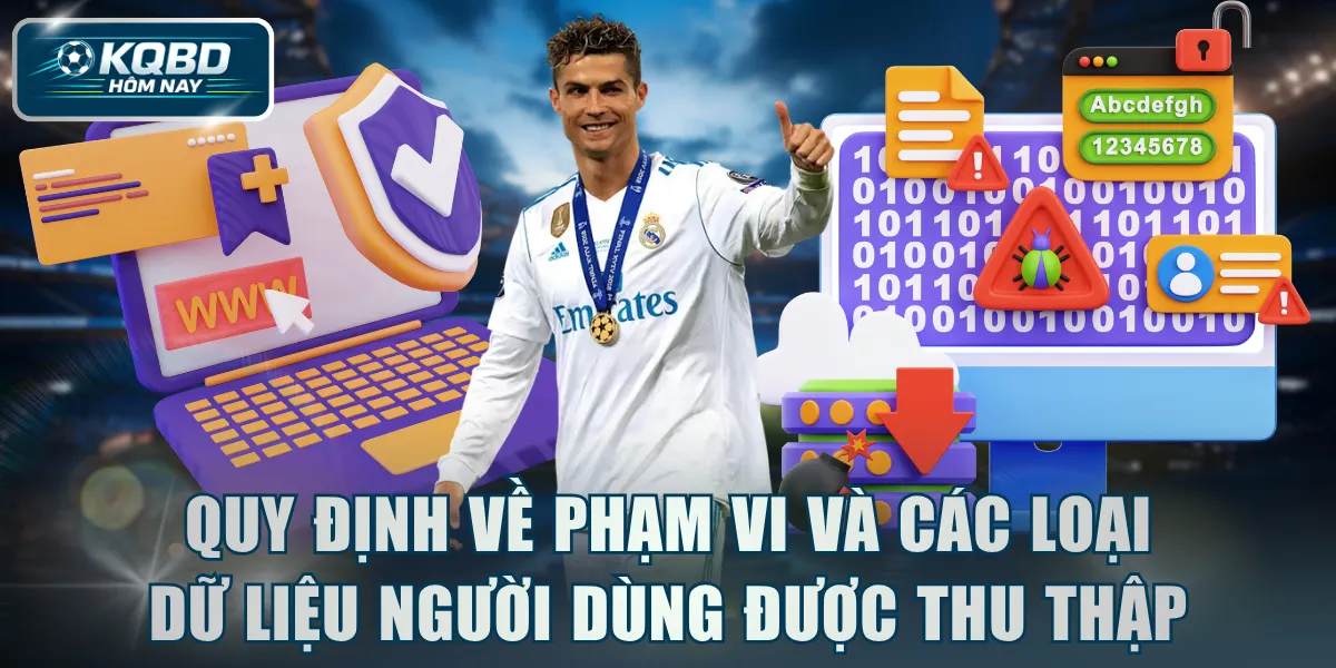 Quy định về phạm vi và các loại dữ liệu người dùng được thu thập