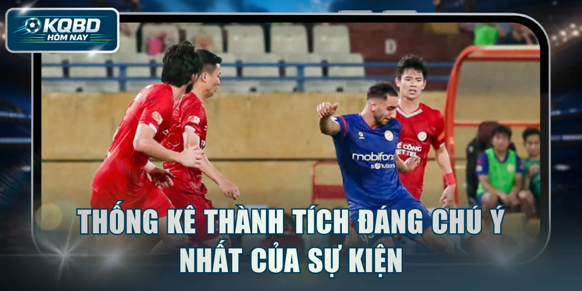 Thống kê thành tích đáng chú ý nhất của sự kiện
