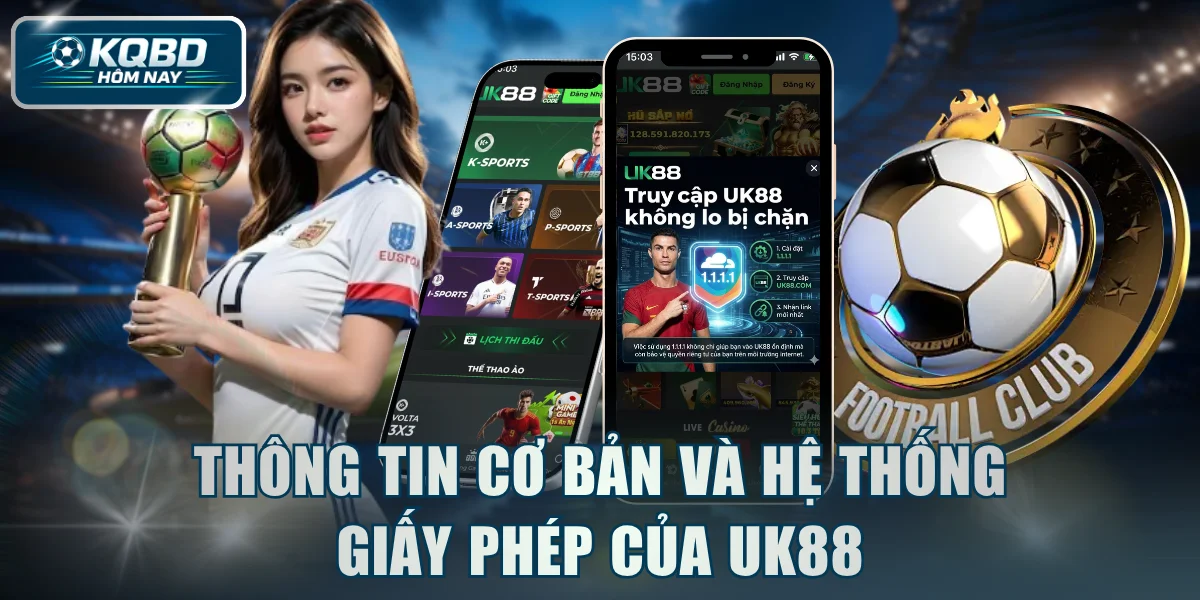 Thông tin cơ bản và hệ thống giấy phép của UK88