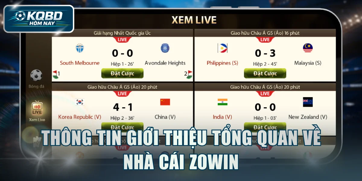Thông tin giới thiệu tổng quan về nhà cái ZOWIN