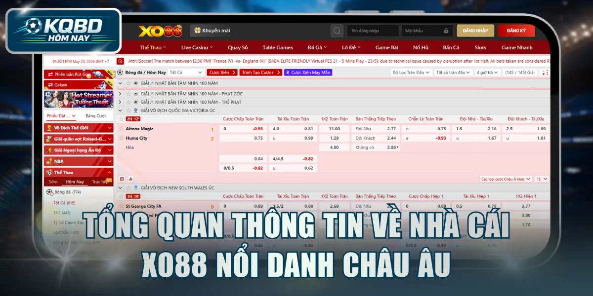 Tổng quan thông tin về nhà cái XO88 nổi danh Châu Âu