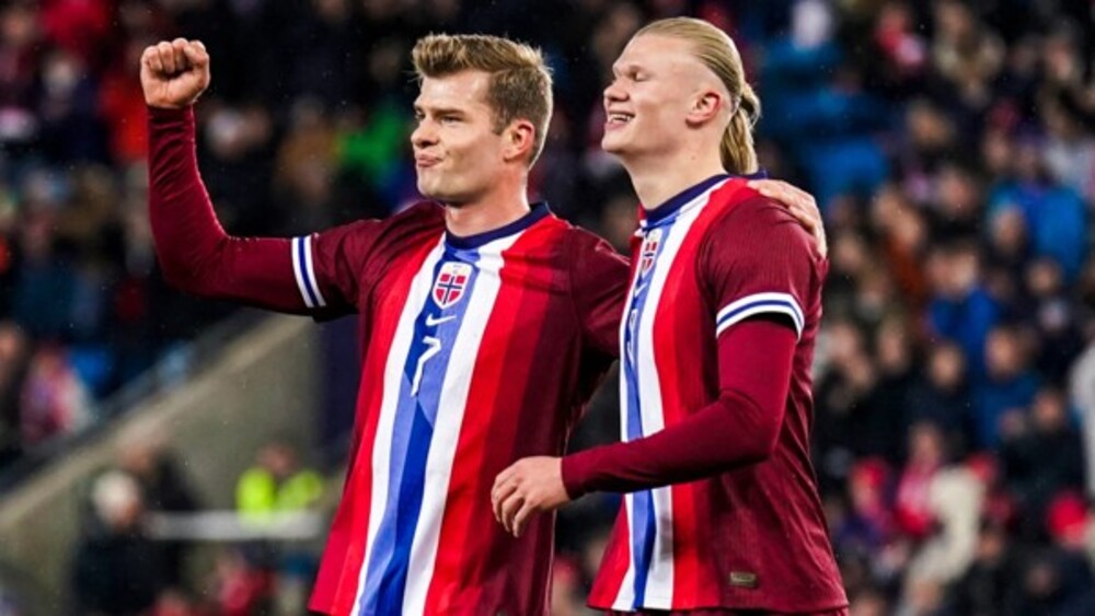 Alexander Sorloth hỗ trợ quá tốt cho Erling Haaland
