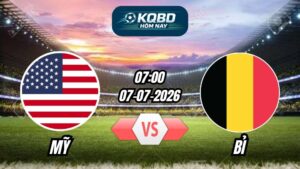 Soi Kèo Mỹ vs Bỉ 07h00 - 07/07/2026