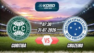 Soi kèo nhà cái trận Coritiba vs Cruzeiro 07h30 - 31/07/2026