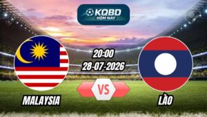 Soi kèo nhà cái trận Malaysia vs Lào 20h00 - 28/07/2026